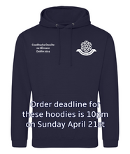 Load image into Gallery viewer, MADE TO ORDER CRN Craobhacha Oscailte na hÉireann 2024 Hoodie (with names back print)