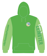 Load image into Gallery viewer, PRE-ORDER Camán to Leinster July 16th 2025 Hoodie (with names back print)