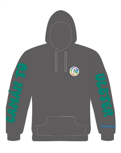 PRE-ORDER Camán to Ulster June 29th 2024 Hoodie (with names back print)