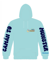 Load image into Gallery viewer, IN STOCK Camán to Munster July 17th 2024 Hoodie (with names back print)