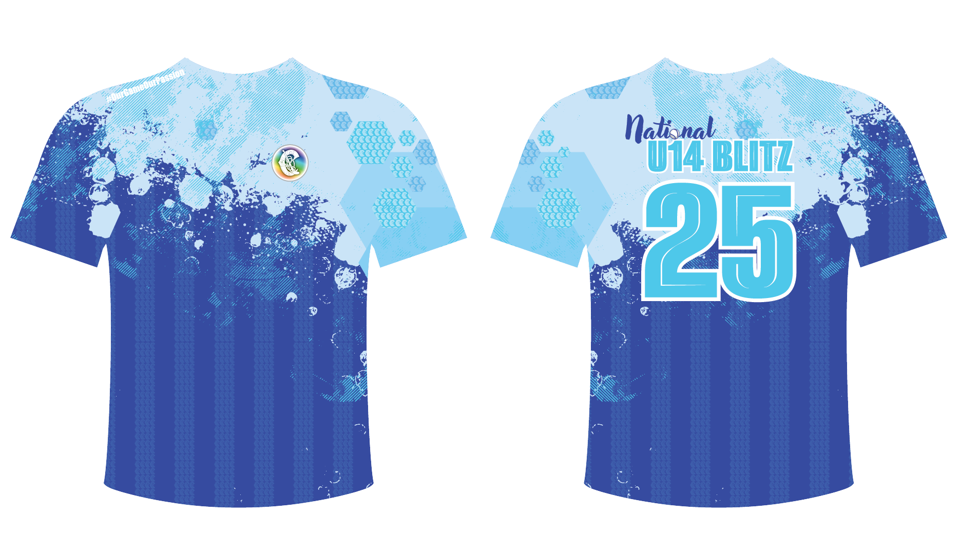 IN STOCK U14 National Blitz 2025 T-Shirt - Main Image